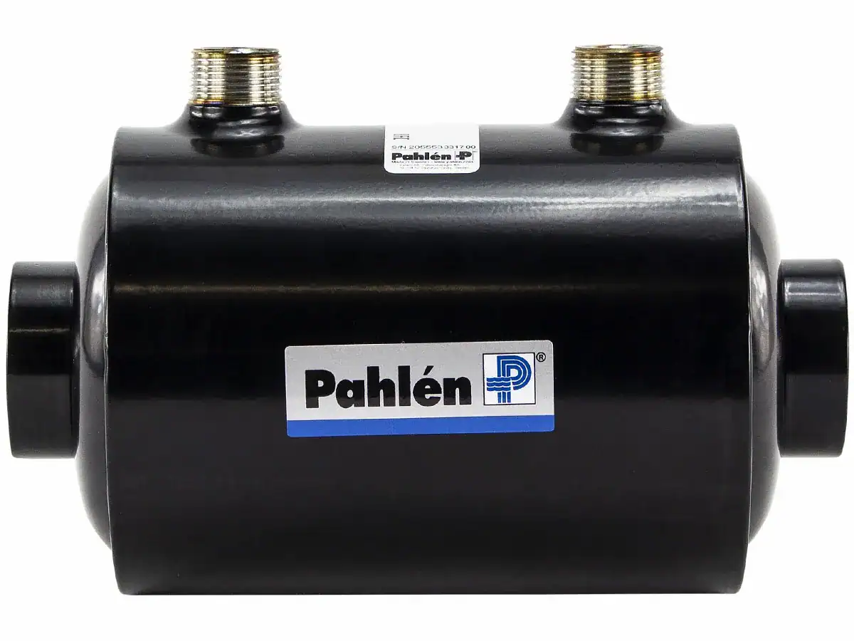 Wärmetauscher für Pools, Edelstahl, Pahlen Hi-flow HF 13 Modell.