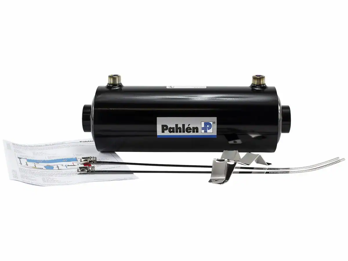 Pahlen Hi-flow HF 28 Wärmetauscher für Pools aus Edelstahl.