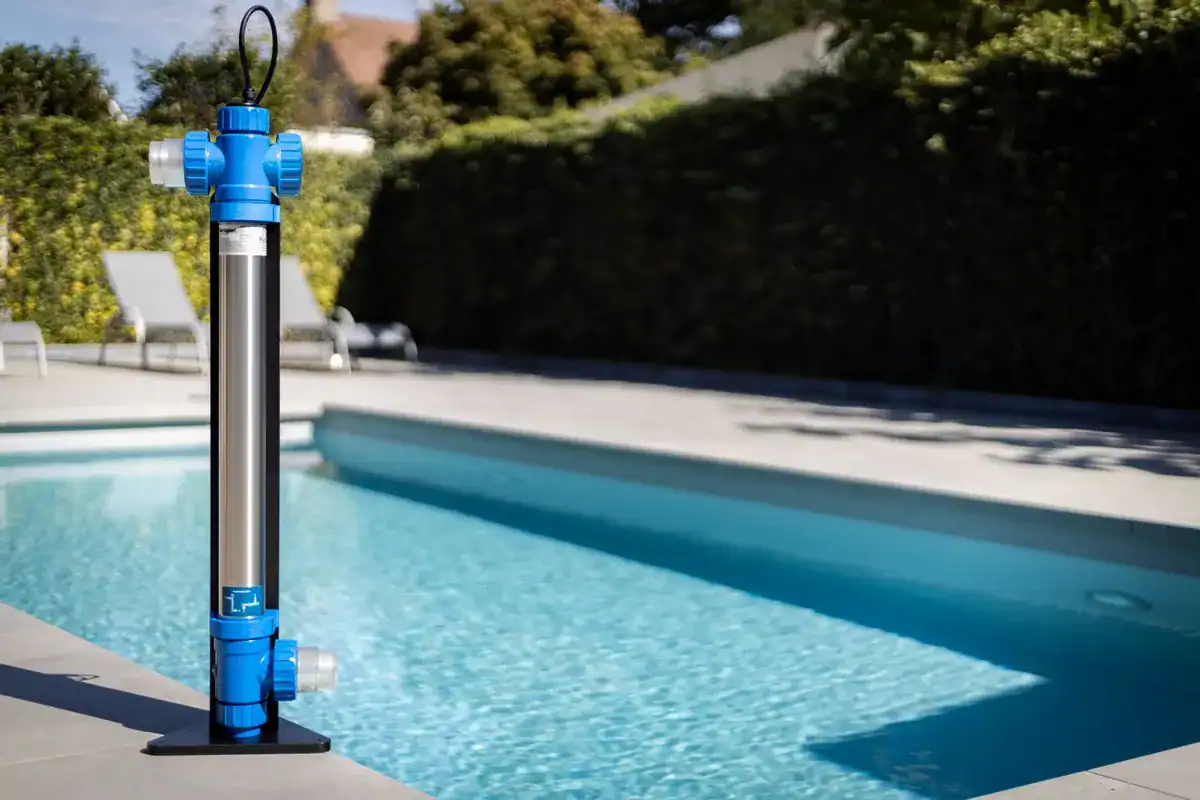 UV-C-Poollampe für Wasseraufbereitung und Hygiene.