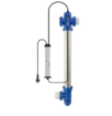 UV-C-Lampe zur Poolreinigung und Desinfektion.