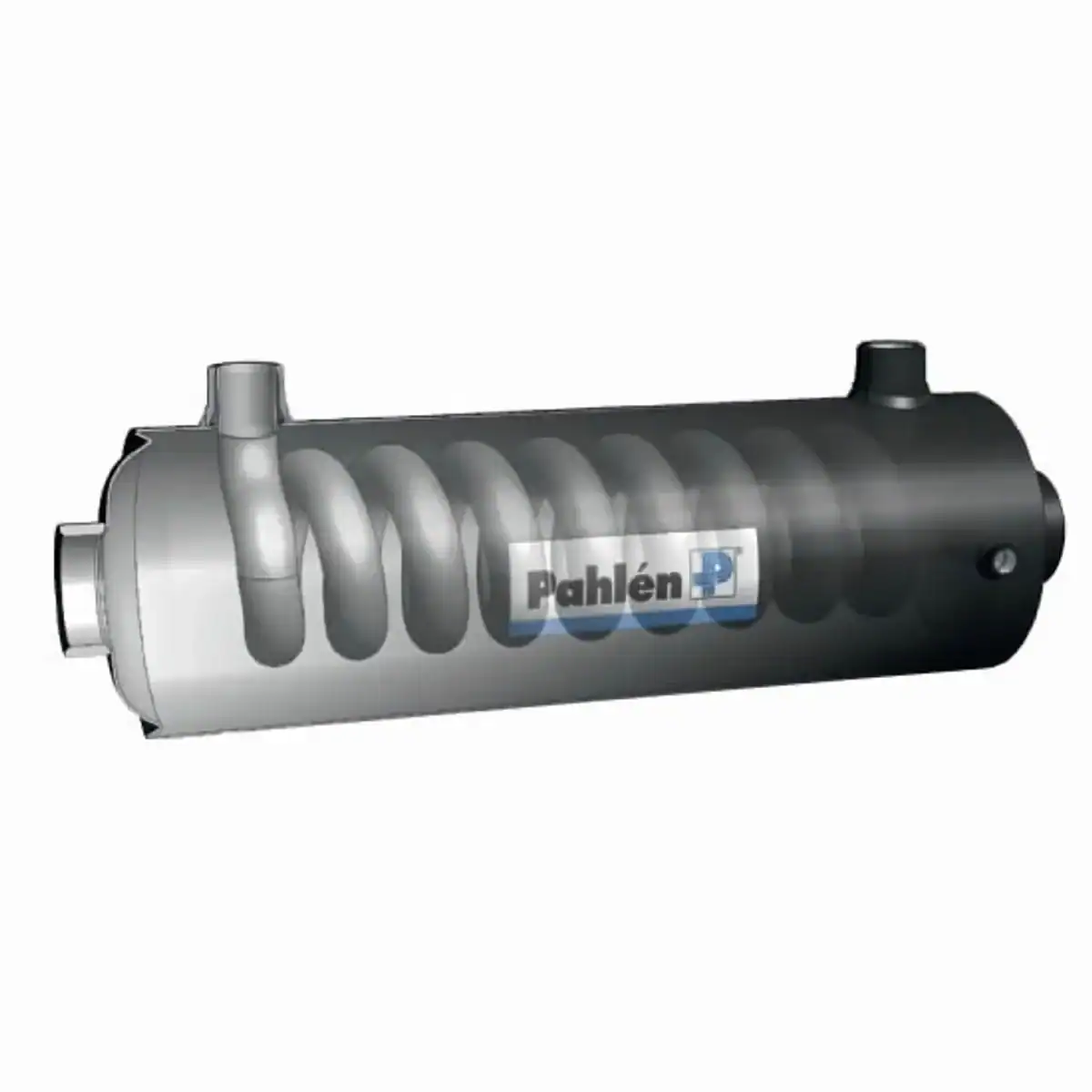 Pahlen Hi-flow HF 28 Pool-Wärmetauscher aus Edelstahl für effiziente Beheizung.