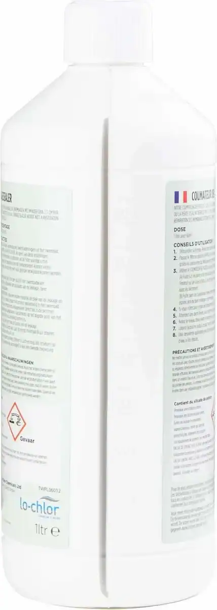Lo-Chlor Anti-Leck-Mittel 1 Liter für Poolreparatur und Leckerkennung.