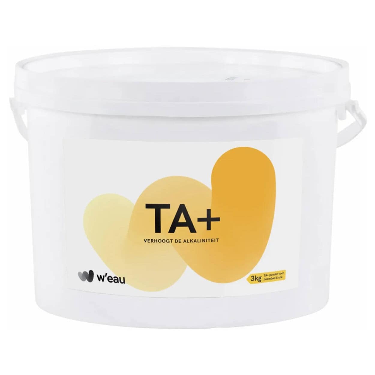 W'eau TA+ Alkalitätserhöher für Pool, 3kg, erhöht die Alkalität.