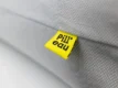 Graues Pill'eau Badekissen für den Pool, kompaktes Format XS.
