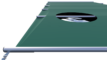Sicherheitsabdeckung für Pools, grün, pro m², ideal für Sicherheit und Schutz.