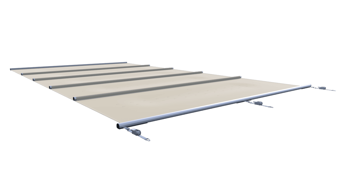Sicherheitsabdeckung für Pools, Farbe Beige, maßgefertigt pro m².