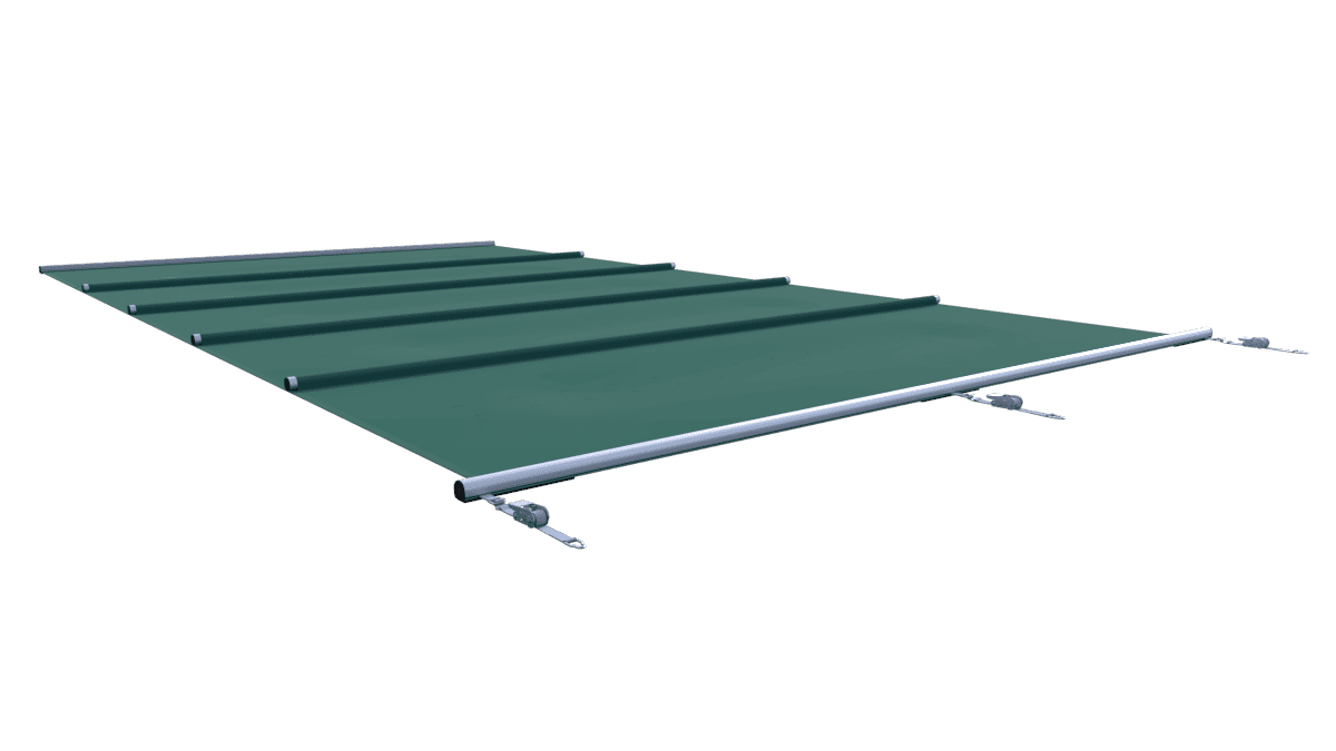 Sicherheitsabdeckung für Pools, grün, pro m².
