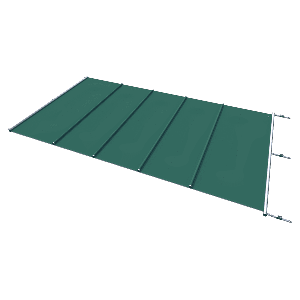 Sicherheitsabdeckung für Pools, grün, pro m².
