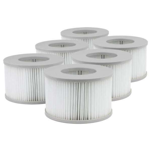 Spa-Filter-Set für Pools, 6 Stück, geeignet für MSpa-Modelle.