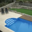 Blaue Poolfolie 1,65x25m für langlebige Poolgestaltung.