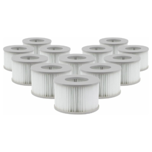 Spa-Filter-Set für Pools und Whirlpools, 12 Stück, geeignet für optimale Wasserqualität.