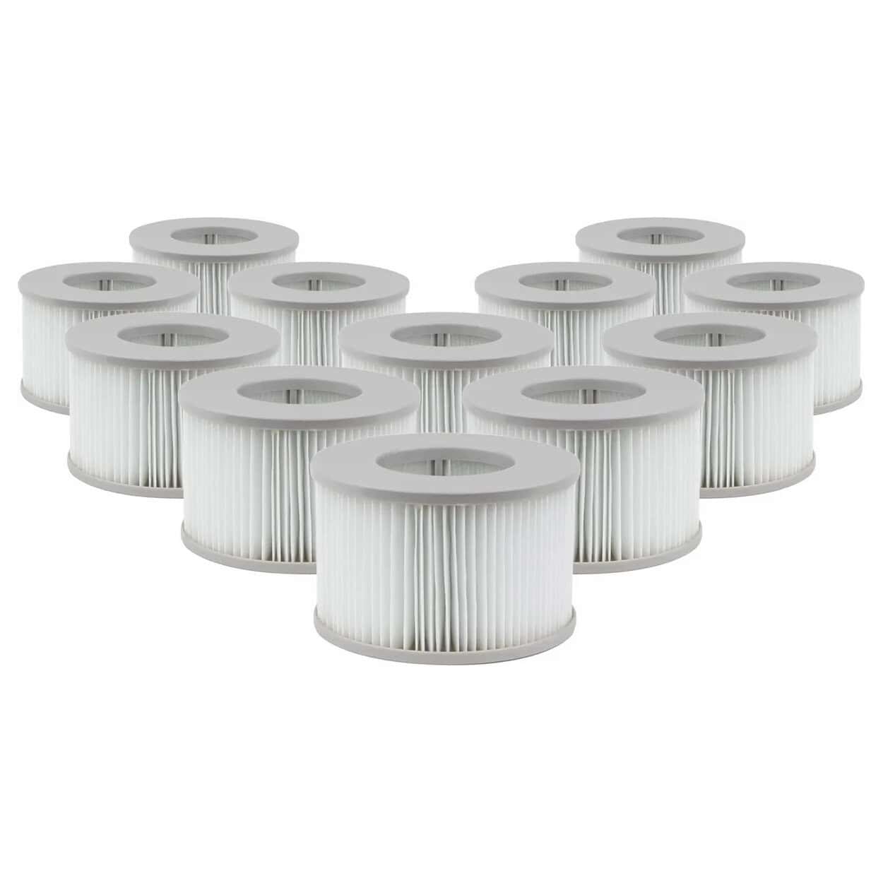 Spa-Filter-Set für Pools und Whirlpools, 12 Stück, geeignet für optimale Wasserqualität.