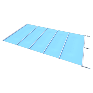 Sicherheitsabdeckung „Segment“ in Blau für Pools, pro m².