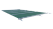 Sicherheitsabdeckung "Segment" in Grün für Pools, pro m².