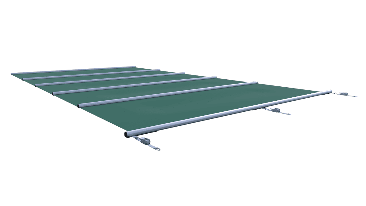 Sicherheitsabdeckung "Segment" in Grün für Pools, pro m².