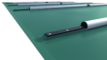 Sicherheitsabdeckung "Extra Top" in Grün für Pools, pro m², bietet zusätzliche Sicherheit und Schutz.