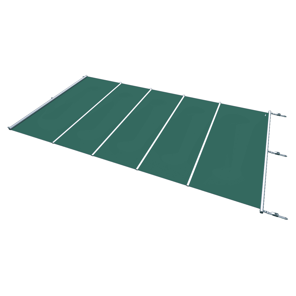 Sicherheitsabdeckung für Pools in Grün, pro m², ideal für zusätzliche Sicherheit und Schutz.