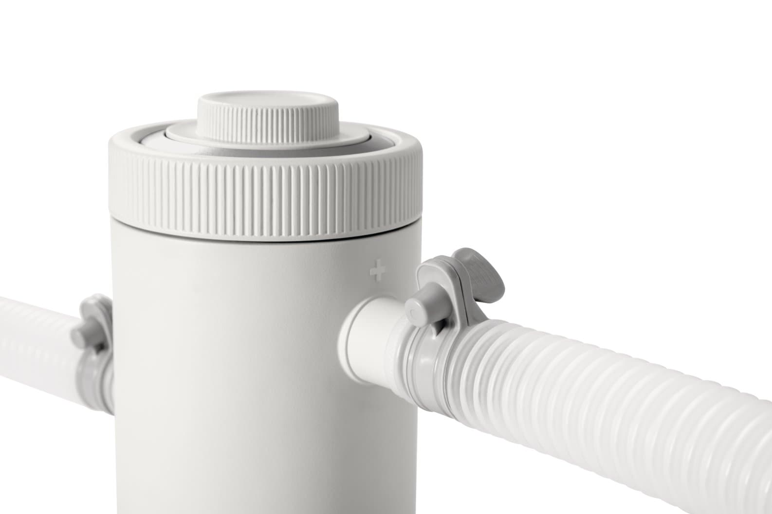 Intex C330 Filterpumpe für Pools, 1250 Liter pro Stunde, einfach zu installieren und wartungsfrei.