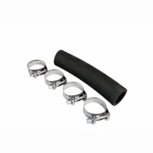 Verbindungsschlauch für Sonnenkollektoren, 40 mm, mit Schellen, geeignet für Poolheizung.