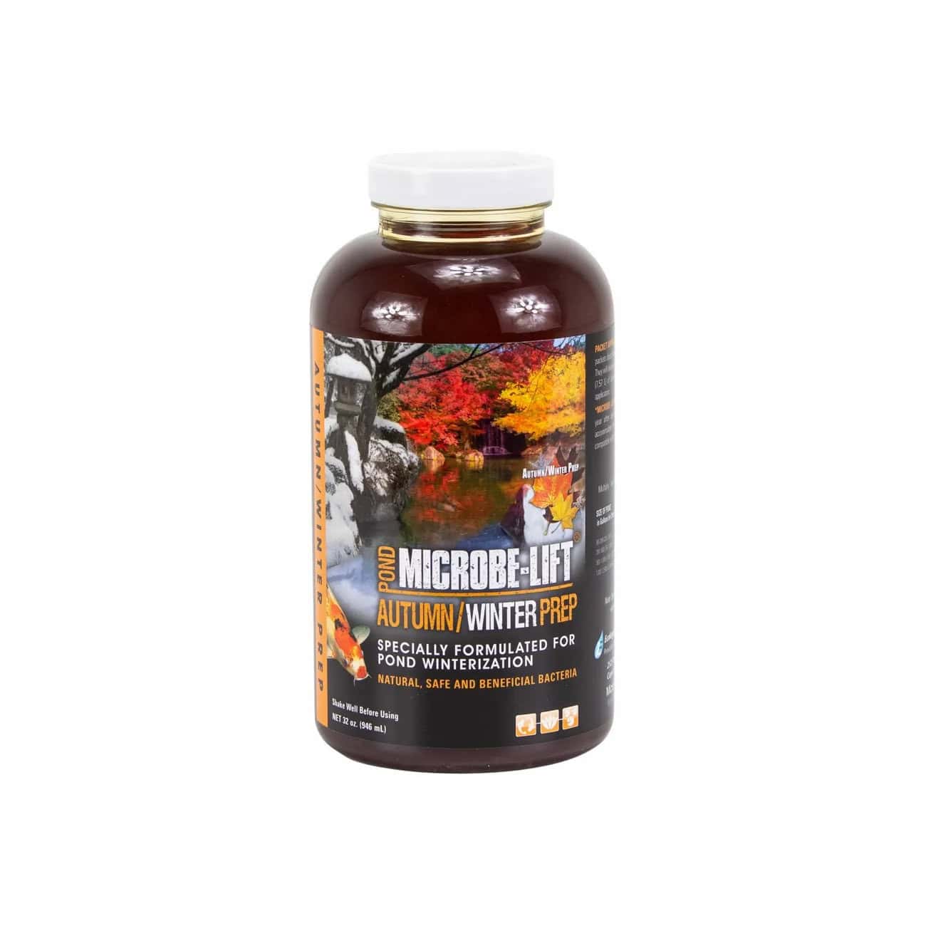 Microbe-lift Herbst-/Wintervorbereitung für Pools, 1L + 4 Beutel, geeignet für Teichüberwinterung.