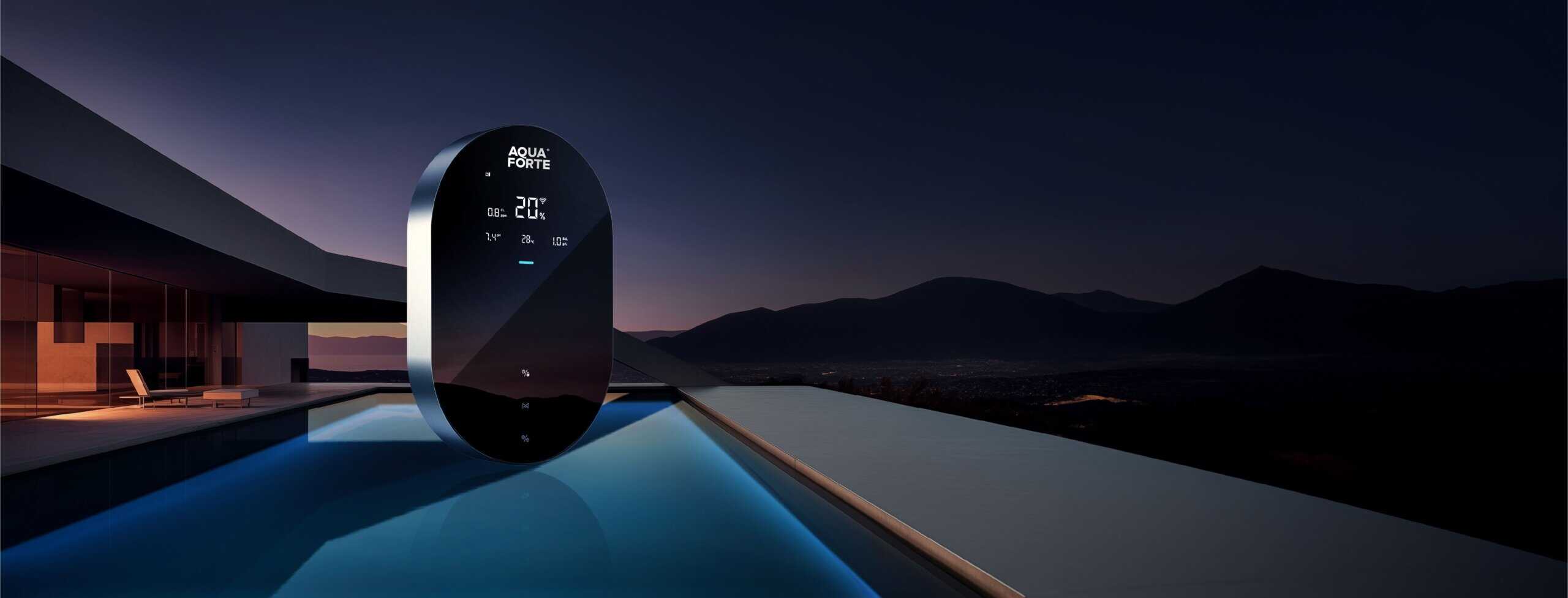 AquaForte B-Clear LS60 Salzwasser-Elektrolysegerät für Pools bis 40 m³.