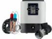Hydrolysegerät zur Wasserpflege des Pools mit digitaler Steuerung.