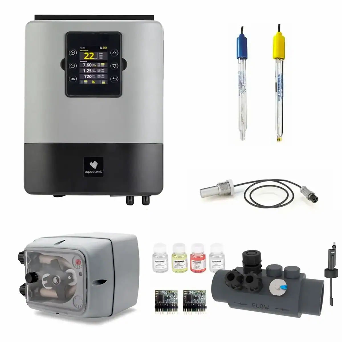 Hydrolyse Elite Set für Poolwasser bis 65 m3.