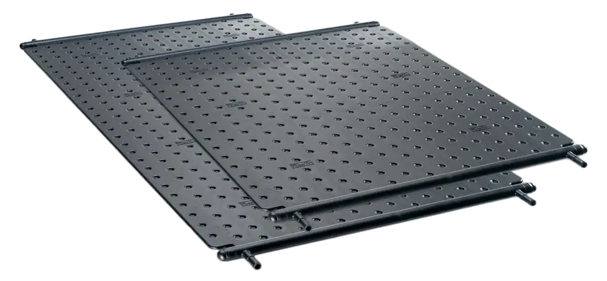Sonnenkollektor für Poolheizung, 110x110cm, Roth Heliopool Modell.