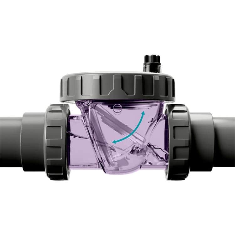 Poolfilterventil für Wasseraufbereitung und Filtration.