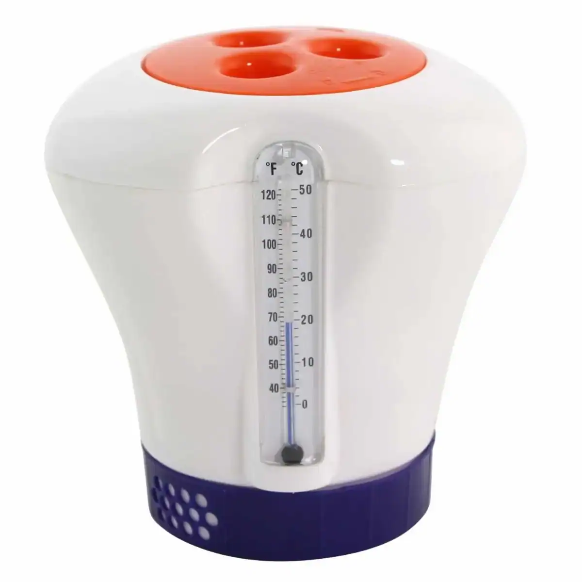 Regelbarer Chlorspender mit Thermometer