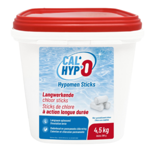 Cal-Hypo O Chlorsticks für die Poolpflege, 4,5 kg, Langzeitwirkung.