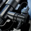 Filterpumpe für Pools mit Elektromotor und Schlauchanschluss.