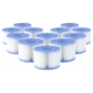 Filterpatronen für Poolfilter, Set mit 12, geeignet für sauberes und klares Wasser.