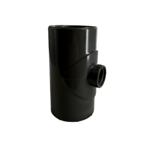 PVC-T-Stück 90° Ø 50 mm mit Innengewinde für Poolanlagen.
