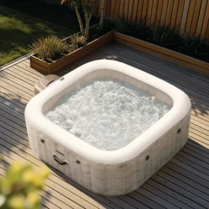 Salzwasser-Spa pflegen: der komplette Leitfaden (mit Beispiel des Intex Chevron Deluxe)