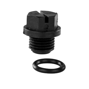Zubehör für Poolfilter, inklusive O-Ring, schwarzer Kunststoff.