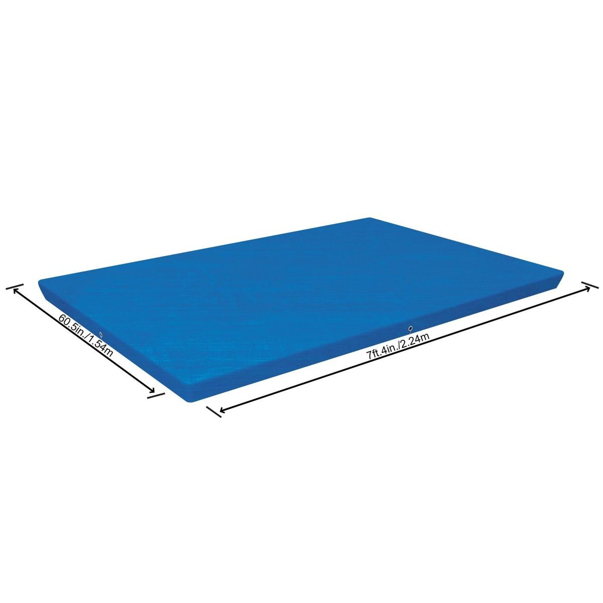 Bestway Abdeckung 221 x 150 cm (Planenmaß 224 x 154)