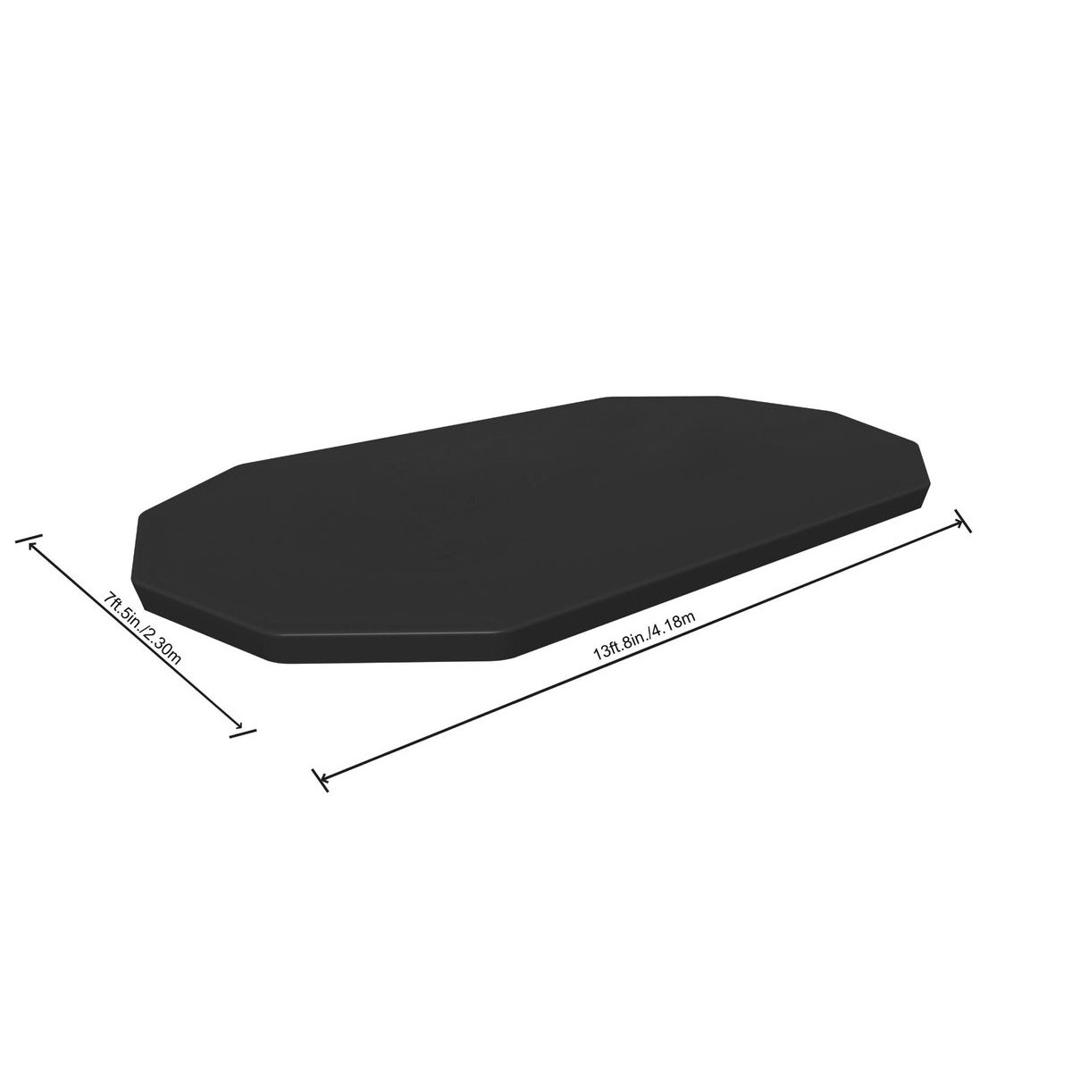Bestway Abdeckung 427 x 250 cm (Zeilmaß 418 x 230)