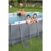 Bestway Power Steel ovaler Pool - 488 x 305 x 107 cm - mit Filterpumpe und Zubehör