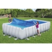 Bestway Solarabdeckung rechteckig - 732 x 366 cm (Abdeckungsgröße 703 x 336) - Blau