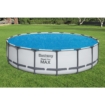 Bestway Solar Cover rund - 549 cm (Zeilmaß 527) - Blau