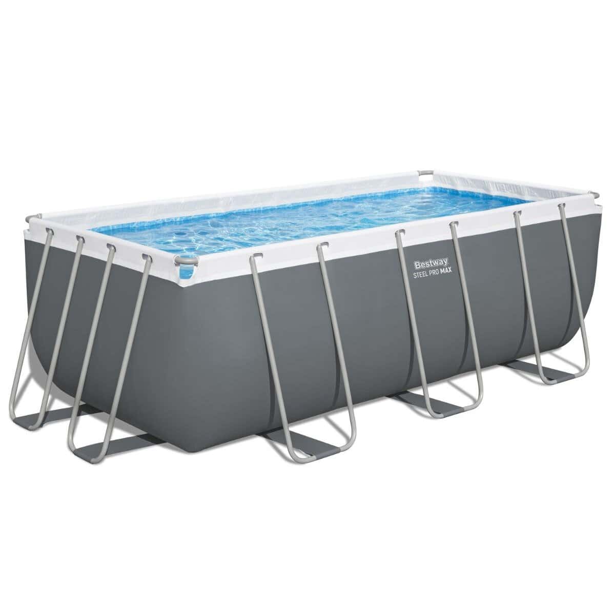 Bestway Steel Pro Max Pool - 412 x 201 x 122 cm - mit Filterpumpe und Zubehör