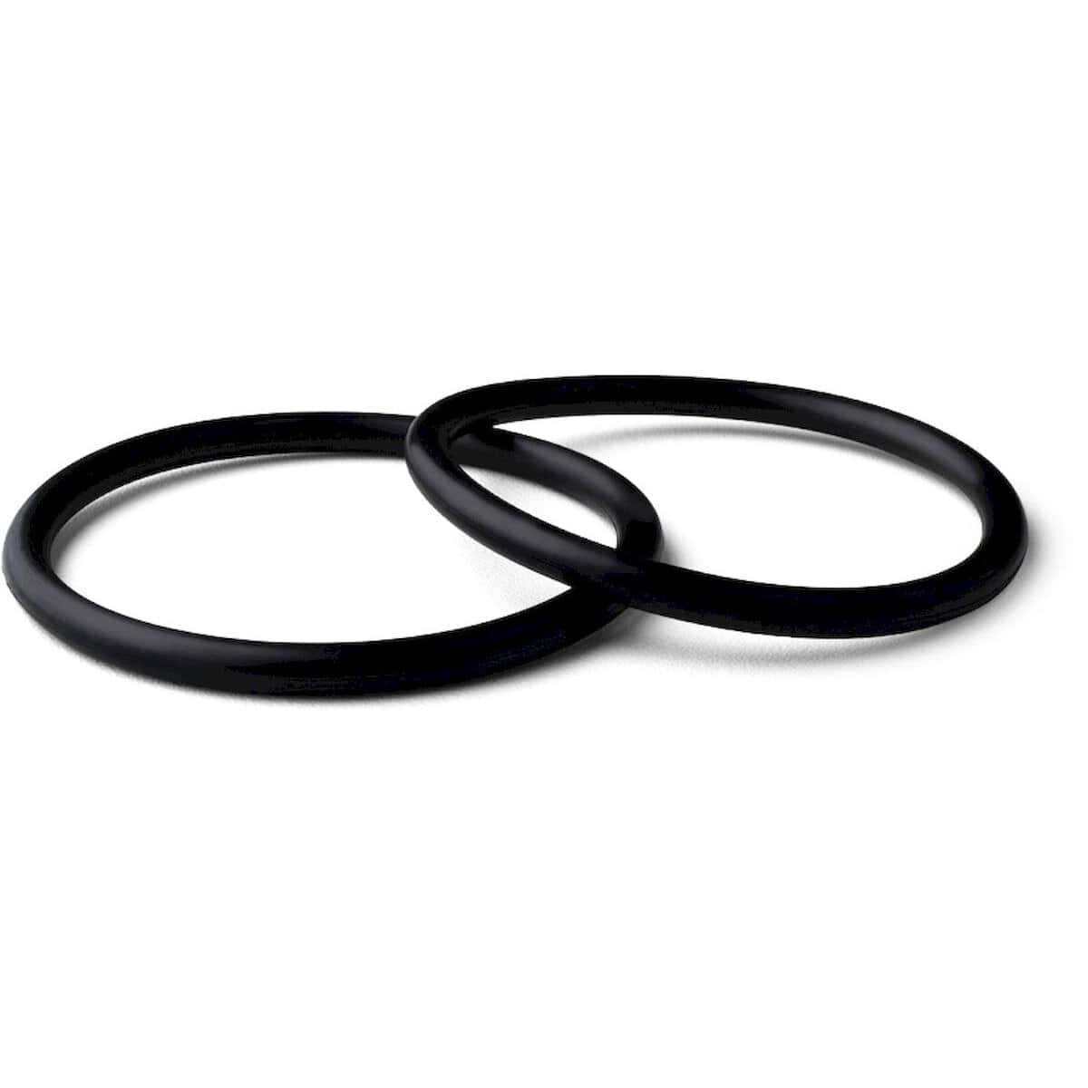 Schwarze Gummi-O-Ringe für Poolteile.