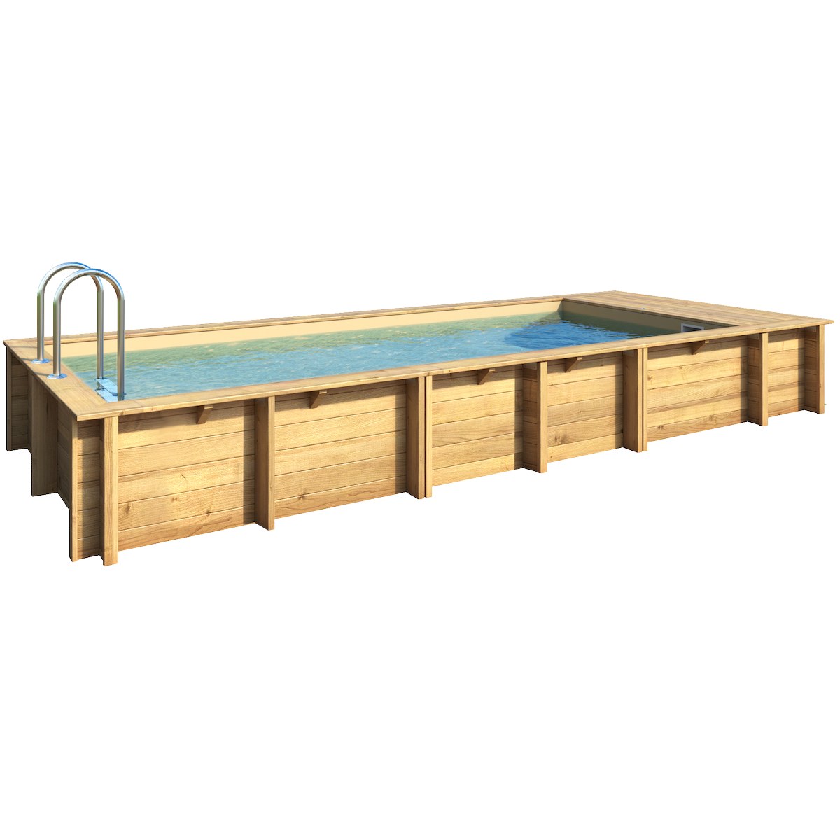 BWT Pool'n Box 6.20 x 2.50 x 1.33 m Stadtpool - mit Sandfilterpumpe