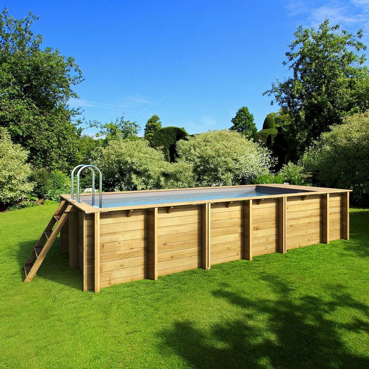 BWT Pool'n Box 6.20 x 2.50 x 1.33 m Stadtpool - mit Sandfilterpumpe