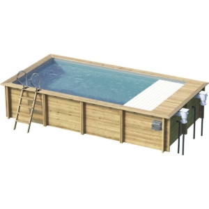 BWT XL Stadtpool - 6.50 x 3.50 x 1.33 m - mit Sandfilterpumpe