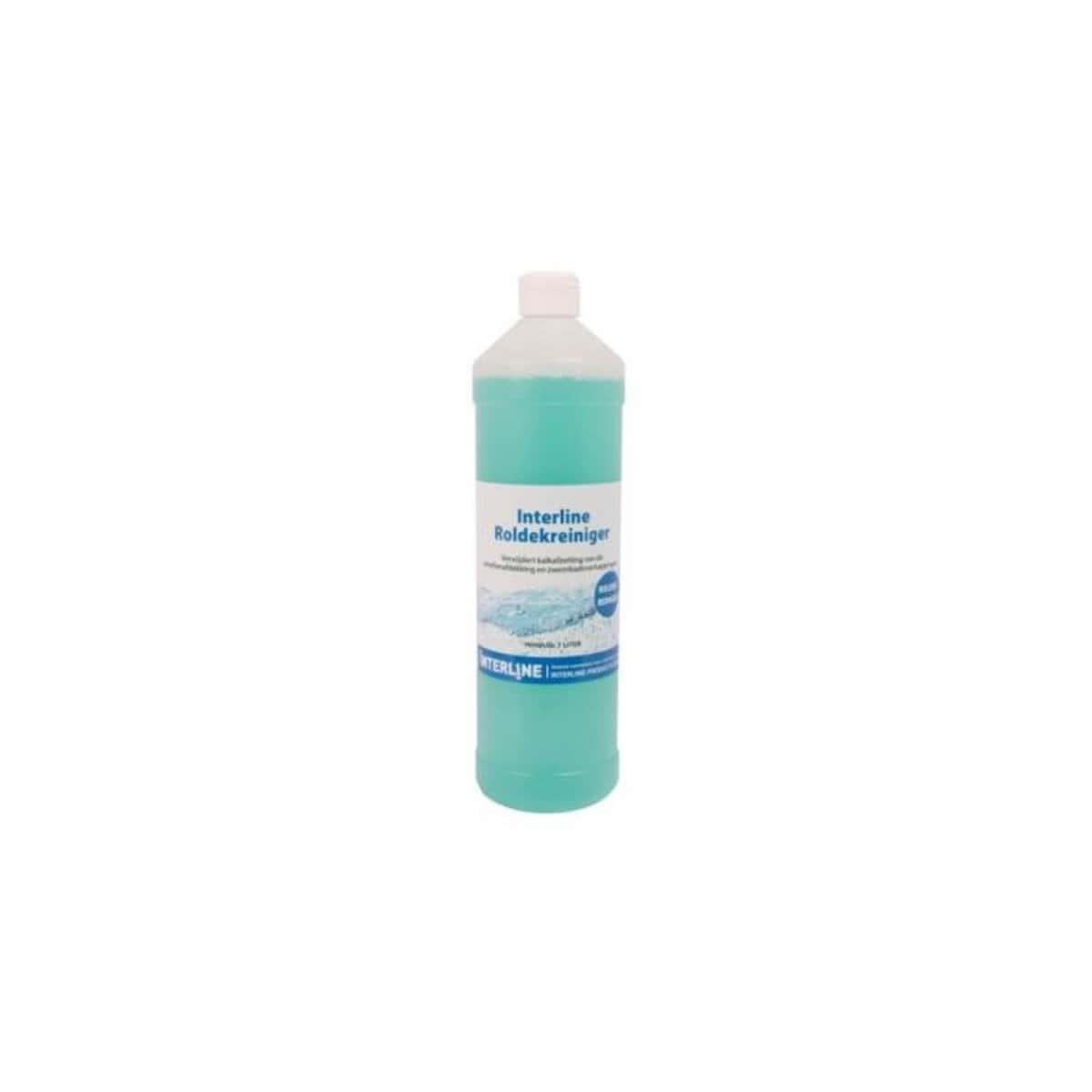 Pool-Reinigungsmittel in Flasche für die Poolpflege.
