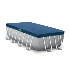 Intex Abdeckung - Rechteckig Frame - 400 x 200 cm (Abdeckmaß 420 x 220)