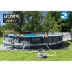 Intex Ultra XTR Frame Pool - 610 x 122 cm - mit Sandfilterpumpe und Zubehör