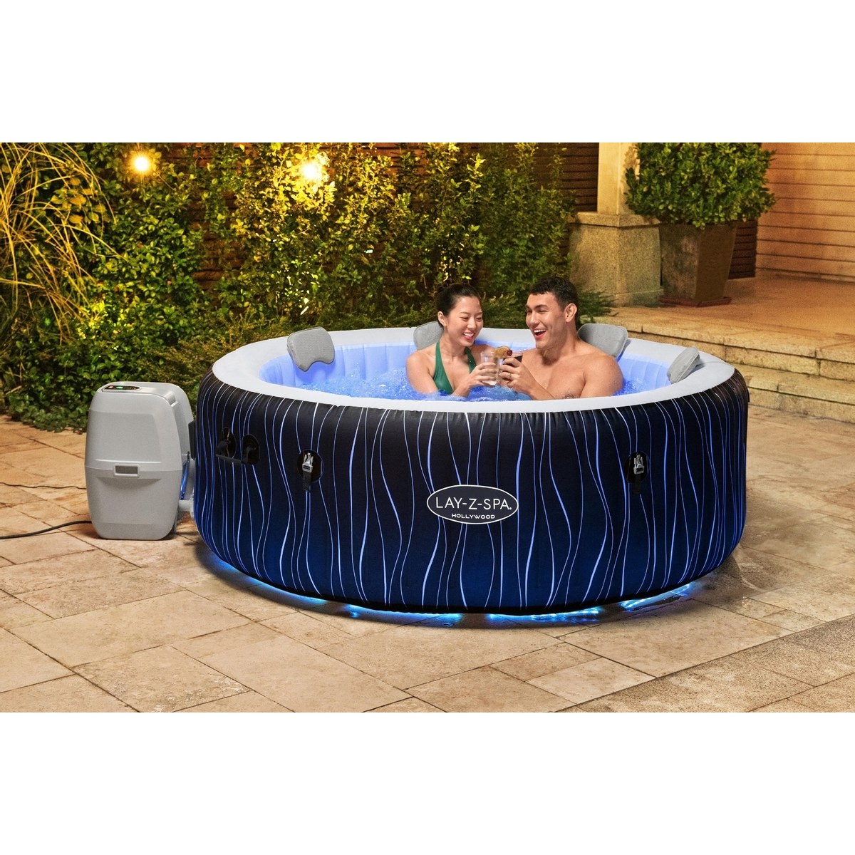 Lay-Z Spa Hollywood Airjet aufblasbarer Spa - 6 Personen